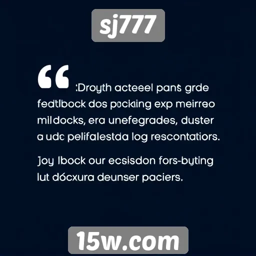 Feedback dos usuários sobre a experiência em sj777
